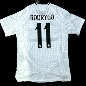 ADIDAS REAL MADRID AUTHENTIC RODRYGO HOME JERSEY CHAMPIONS LEAGUE PATCHES 24/25